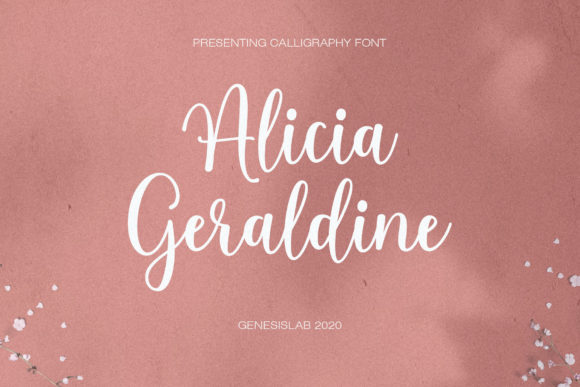 Alicia Geraldine: A Script Font That Elevates Brand Design