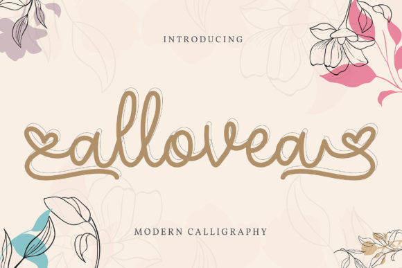 Allovea Script Font for Professional Branding