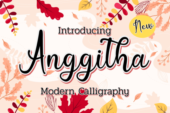 Anggitha Font: A Fresh Script for Campaign Creatives