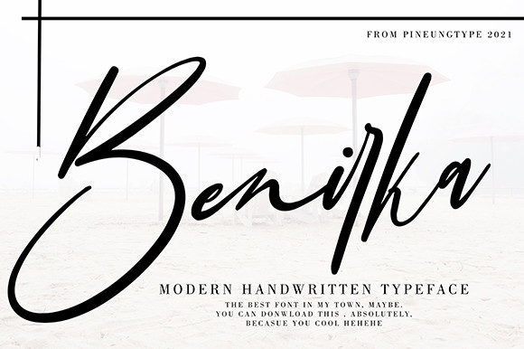 Benirka: A Versatile Script Font for Modern Design