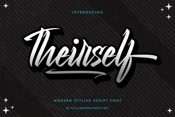 Boost Your Craft Designs with the Theirself Script Font
