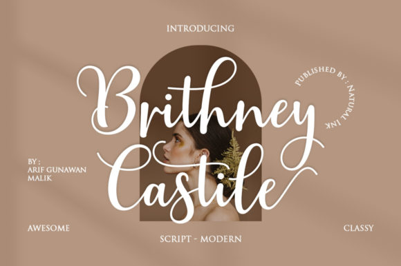 Brithney Castile Font for Creative Makers and Shop Owners