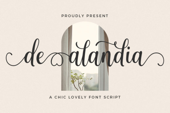 De Alandia: A Refined Script Font for Designers