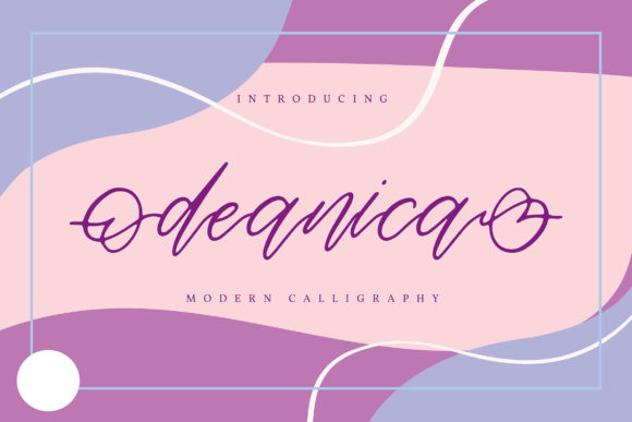 Deanica Script Font for Creative Makers and Sellers
