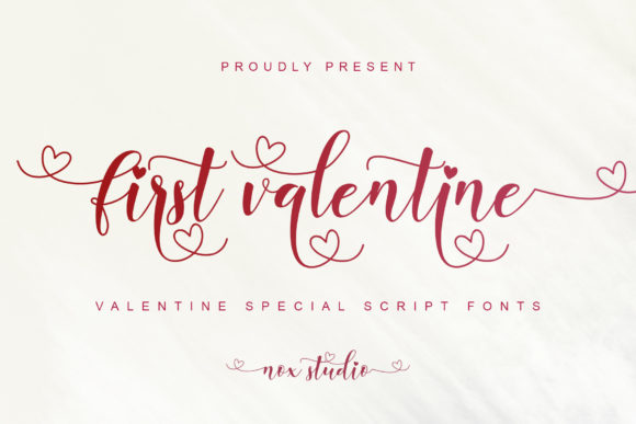 First Valentine: A Script Font for Editorial Elegance