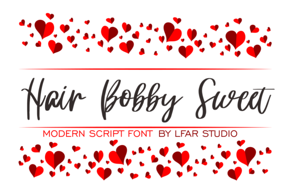 Hair Bobby Sweet: A Cheerful Script Font for Designers