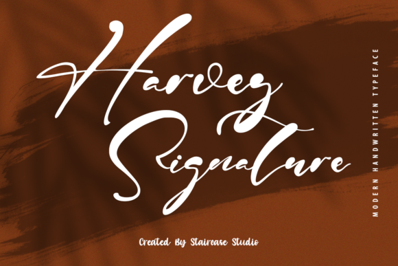 Harvey Signature Font: A Trendy Script for Creative Campaigns
