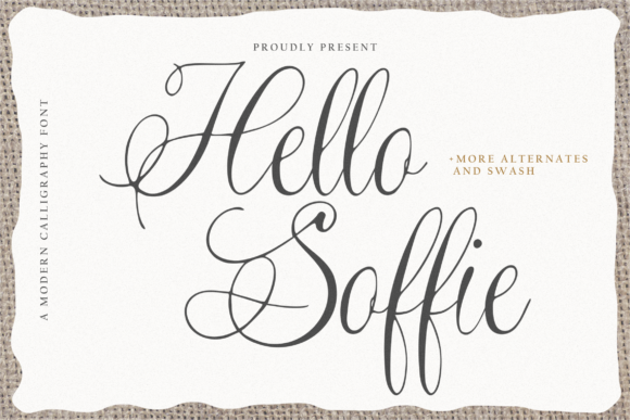 Hello Soffie: A Graceful Script Font for Makers and Designers