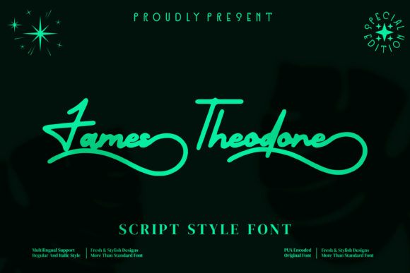 James Theodore Font for Stronger Campaign Design