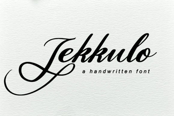 Jekkulo: A Script Font for Timeless Editorial Design