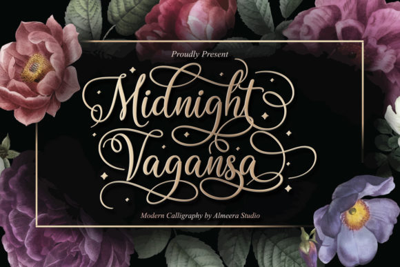 Midnight Vagansa: A Script Font for Editorial Elegance
