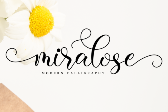 Miralose: A Handwritten Script Font for Romantic and Editorial Design
