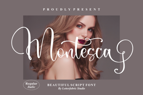 Montesca: A Script Font for Editorial Elegance