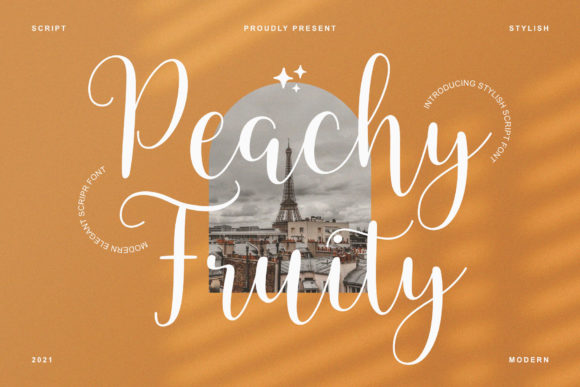 Peachy Fruity Font: A Script Typeface That Adds Charm to Digital Designs
