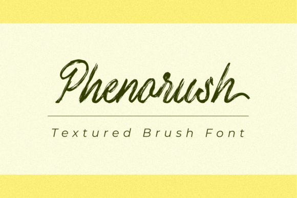 Phenorush Font: A Delightful Script for Craft Creations