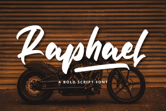 Raphael: A Bold Script Font for Editorial Design