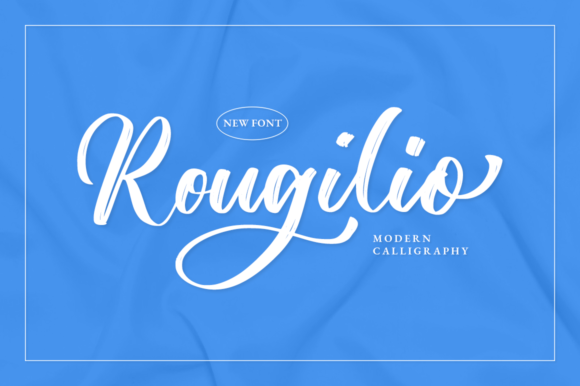 Rougilio Script Font: A Handwritten Typeface for Polished Branding