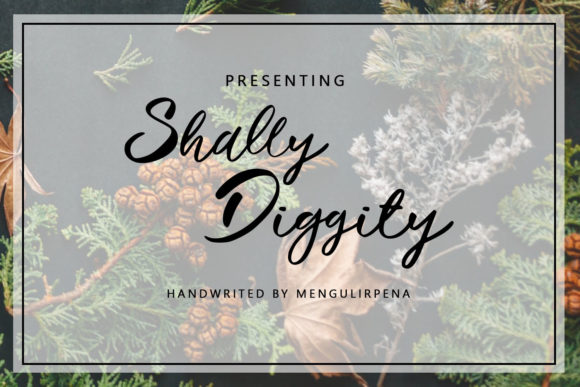 Shally Diggity Font for Stylish and Elegant Crafts