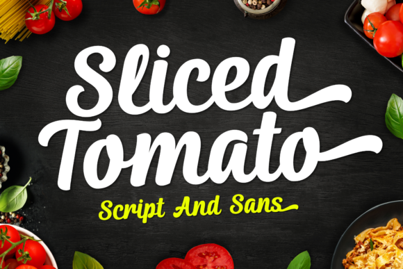 Sliced Tomato Font: A Bold Script for Creative Branding Projects