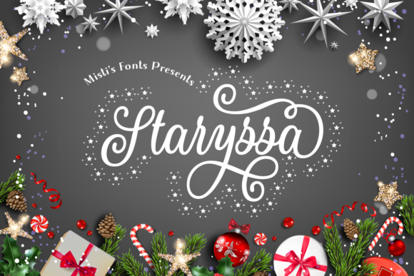 Staryssa: A Calligraphy Script Font for Elegant Editorial Design