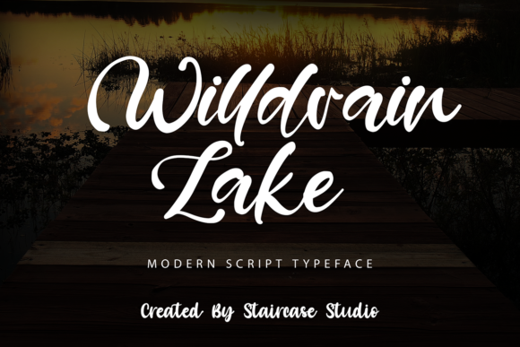 Willdrain Lake Font: Elevate Your Brand with Modern Script Typography