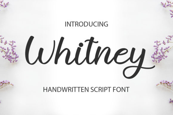 Withney Font: A Stylish Script for Crafting and Design